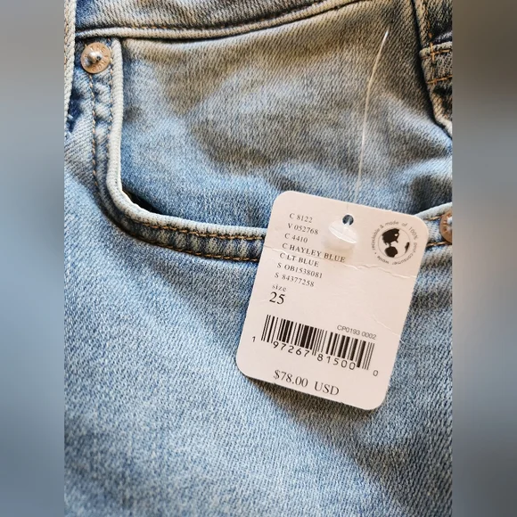 We The Free 'Skyline' High Rise Skinny Jean size25 Hayley Blue - Picture 11 of 12